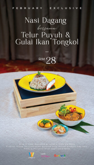 FEBRUARY Exclusive - Nasi Dagang bersama Telur Puyuh & Gulai Ikan Tongkol