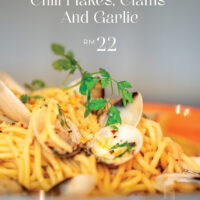 APRIL Exclusive – Sautéed Spaghetti with Chili Flakes, Clams and Garlic
